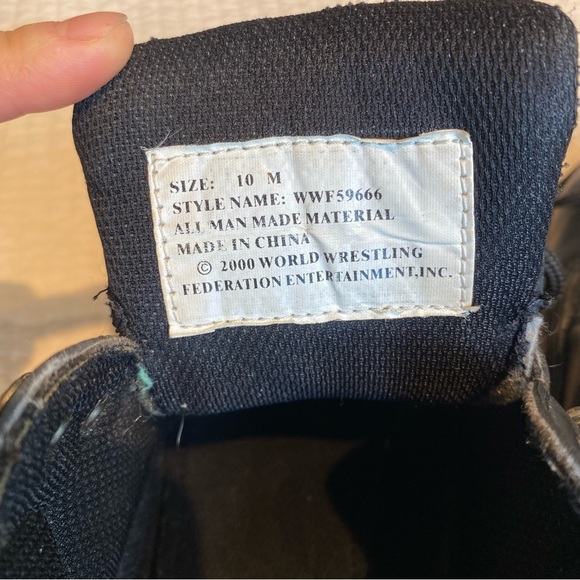 WWF The Rock Men’s Black Work Boots. Size 10 M - Picture 13 of 13